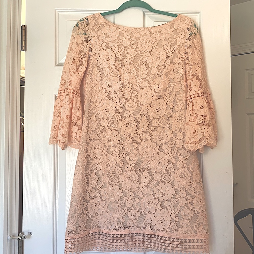 Pink Lace Dress